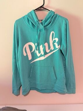 Victoria's Secret PINK Teal Logo Sweatshirt
